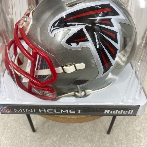 Michael Vick Autographed Atlanta Falcons Mini Helmet Flash Alternate Beckett - Picture 4 of 12